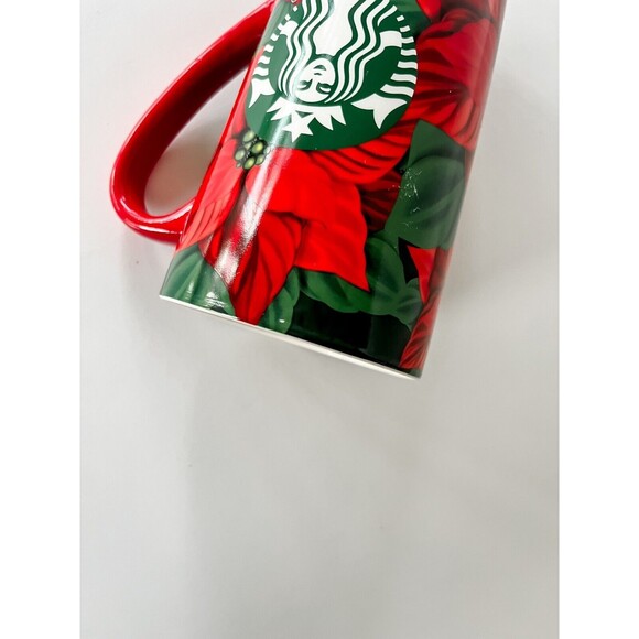 2020 Starbucks Poinsettia Christmas Mug 16 oz - Picture 2 of 6